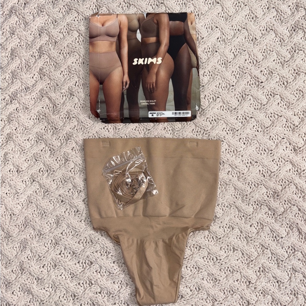 SKIMS Core Control High-Waisted Thong | Mica - Mica / M x 1